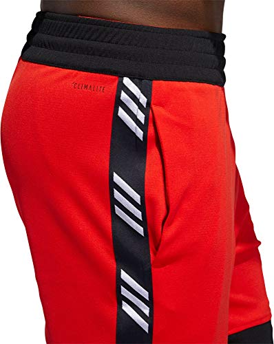 adidas Pro Madness - Pantalones Cortos para Hombre, Pro Madness Pantalones Cortos, Hombre, Color Rojo Activo, tamaño Extra-Small