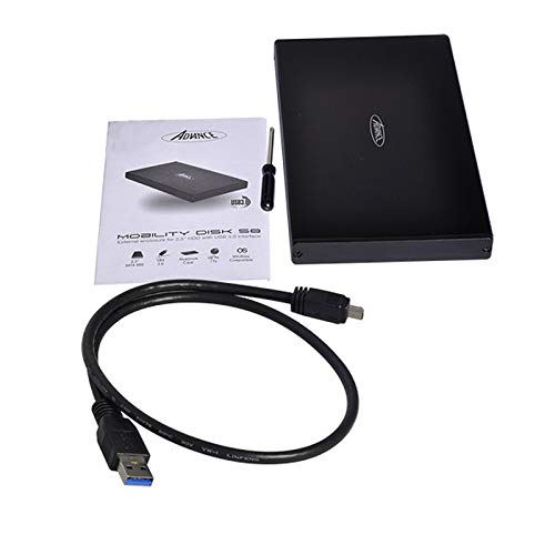 Advance 802790b - Boitier HDD 2.5 SATA Mobility Disk S8 USB 3.0 - Noir (Playstation 4)