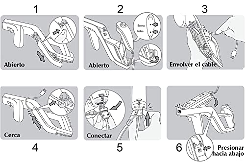 AeeYui Pistola Zapper para Wii,2 Zapper Pistola Gun Attachment Compatible para Mando Control Nintendo Wii Remote Nunchuck Shoot Juegos deportivos,Resident Evil,Call of Duty,Consola Wii Segunda Mano