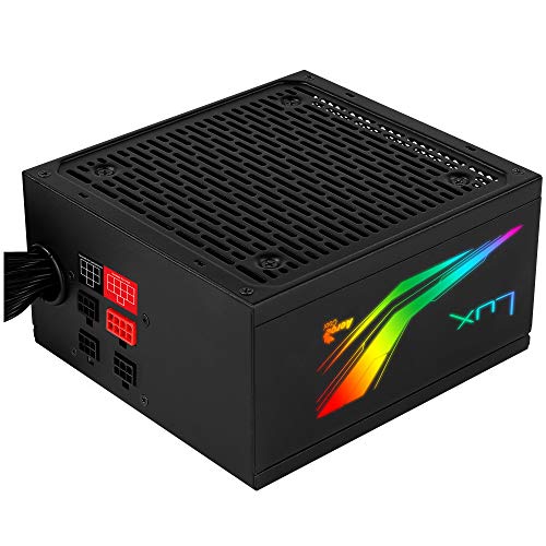 Aerocool LUX, fuente de alimentación 750W, Prism RGB, modular, 80Plus Bronze