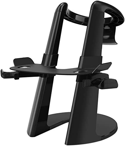 AFAITH Soporte de VR,Stand VR Estación de Montaje de Controlador y Pantalla de Auriculares VR Holder para Auriculares Oculus Go/Oculus Rift S/Oculus Quest/Valve Index/HTC Vive Plus Pro/Oculus Quest 2