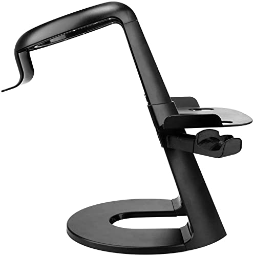 AFAITH Soporte de VR,Stand VR Estación de Montaje de Controlador y Pantalla de Auriculares VR Holder para Auriculares Oculus Go/Oculus Rift S/Oculus Quest/Valve Index/HTC Vive Plus Pro/Oculus Quest 2