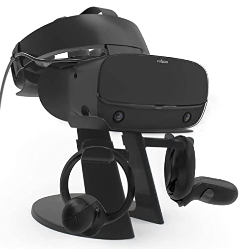 AFAITH Soporte de VR,Stand VR Estación de Montaje de Controlador y Pantalla de Auriculares VR Holder para Auriculares Oculus Go/Oculus Rift S/Oculus Quest/Valve Index/HTC Vive Plus Pro/Oculus Quest 2