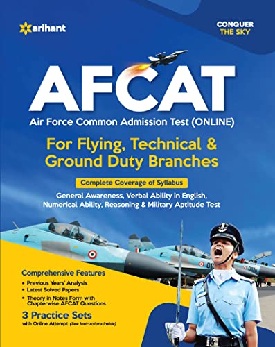AFCAT (Flying technical & ground duty branch) 2022 (English Edition)