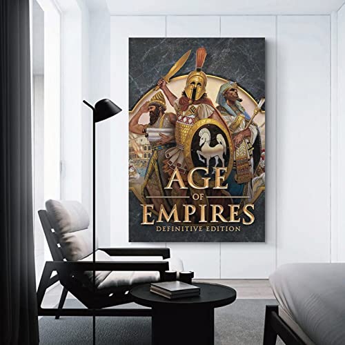 Age of Empires Definitive Edition - Póster para decoración de dormitorio familiar moderna para dormitorio y sala de estar, 40 x 60 cm