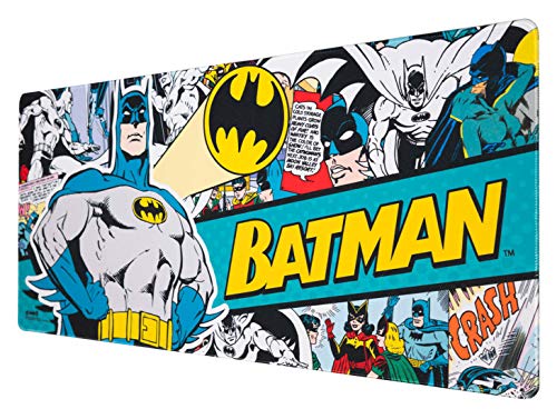 Alfombrilla ratón Batman DC Comics - Alfombrilla gaming - Mousepad XL - Batman merchandising / Alfombrilla XXL - Alfombrilla escritorio - Tapete escritorio - Alfombrilla ratón ideal accesorio gamer