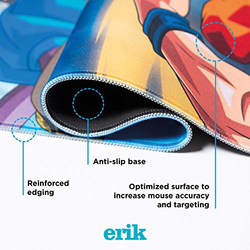 Alfombrilla ratón Dragon Ball 2 - Alfombrilla gaming - Mousepad XXL / Alfombrilla XXL - Alfombrilla escritorio - Tapete escritorio - Alfombrilla ratón ideal accesorio gamer