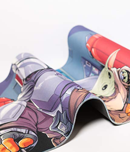 Alfombrilla ratón Star Wars - Alfombrilla gaming Mandalorian - Mousepad - Star Wars regalos / Alfombrilla XXL - Alfombrilla escritorio - Tapete escritorio - Alfombrilla ratón accesorio gamer