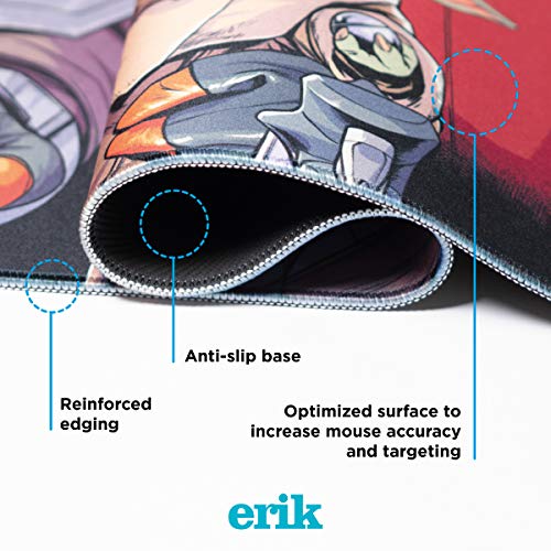 Alfombrilla ratón Star Wars - Alfombrilla gaming Mandalorian - Mousepad - Star Wars regalos / Alfombrilla XXL - Alfombrilla escritorio - Tapete escritorio - Alfombrilla ratón accesorio gamer