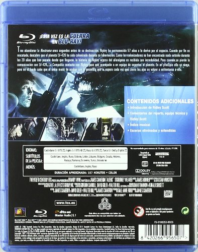 Alien 2: Aliens - Bluray [Blu-ray]