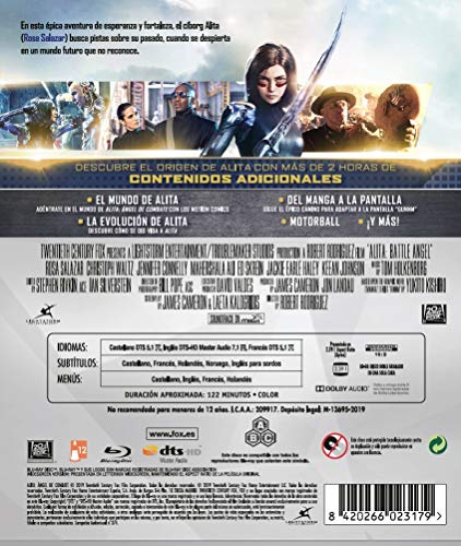Alita: Angel De Combate Blu-Ray [Blu-ray]
