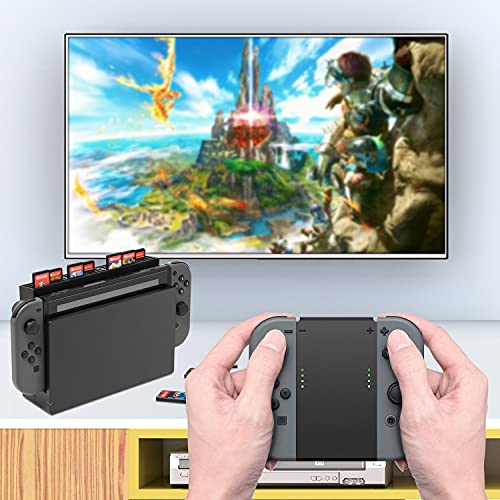 Almacenamiento de tarjetas de juego con 28 ranuras para tarjetas de juego para Nintendo Switch Game Console