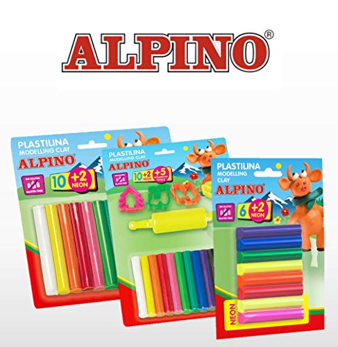 Alpino DP000051 - Blister 8 rollitos de plastilina