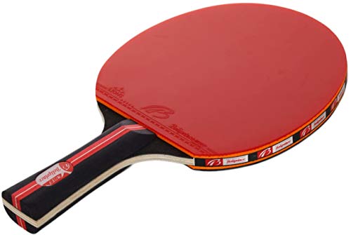 Amaza Palas Ping Pong, Table Tennis Set, 2 Raquetas + 3 Pelotas de Ping-Pong (Rojo)
