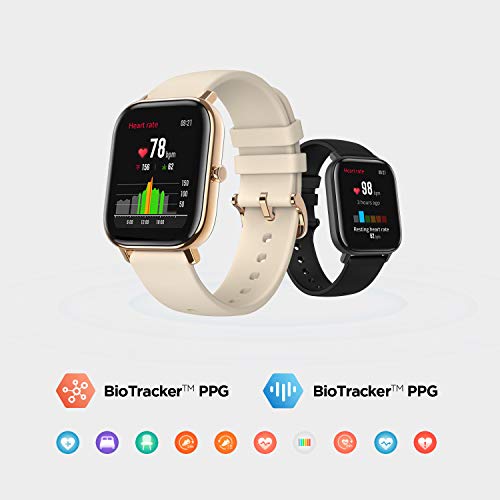 Amazfit GTS Smartwatch Fitness tracker con multitud de perfiles de actividad físcia y con GPS embebido, resistencia al agua 5 ATM (Rosa)