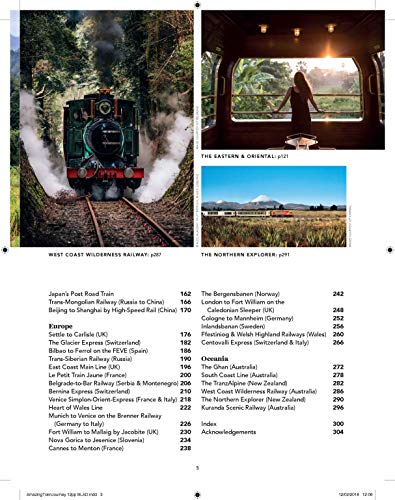 Amazing Train Journeys: 60 Unforgattable rail trips and how to experience them (Lonely Planet)