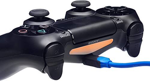 Amazon Basics - Cable de carga para mando de PlayStation 4 - Pack de 2