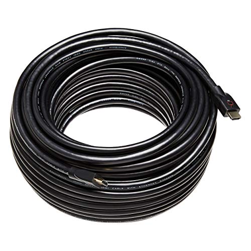 Amazon Basics - Cable HDMI de alta velocidad, con clasificación RedMere - 30,5 m