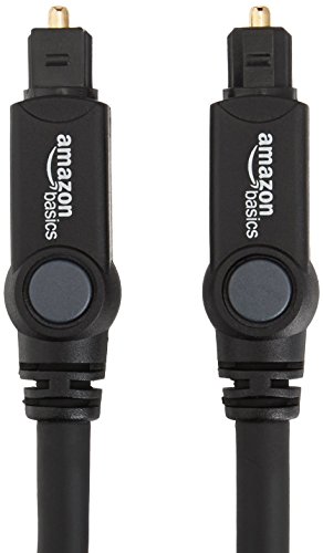 Amazon Basics - Cable óptico de audio digital Toslink (1 m)