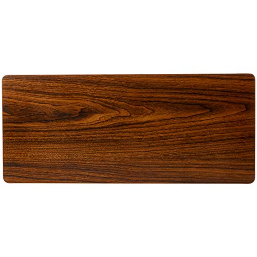 Amazon Basics – Soporte de madera para monitor, elevador de ordenador, Nuez