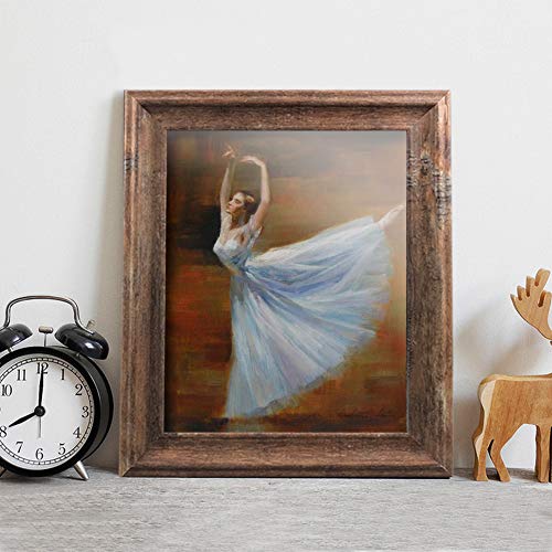 Amazon Brand - Umi Marco de Foto 20x25 de Madera, Portafotos Rustico para Pared o Mesa, Set de 2