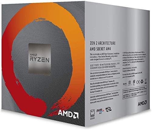 AMD Ryzen 5 3600X - Procesador con ventilador Wraith Spire, Temp. máx.: 95°C