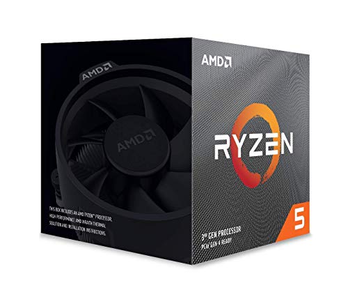 AMD RYZEN 5 3600XT - Procesador para computadoras de escritorio, 4.50GHZ 6 CORE SKT AM4 35MB 95W PIB