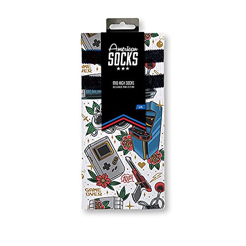 American Socks Game Over - Mid High L/XL