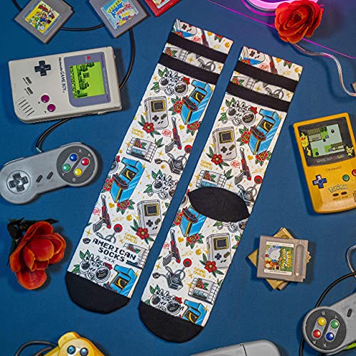 American Socks Game Over - Mid High L/XL