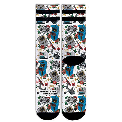 American Socks Game Over - Mid High L/XL