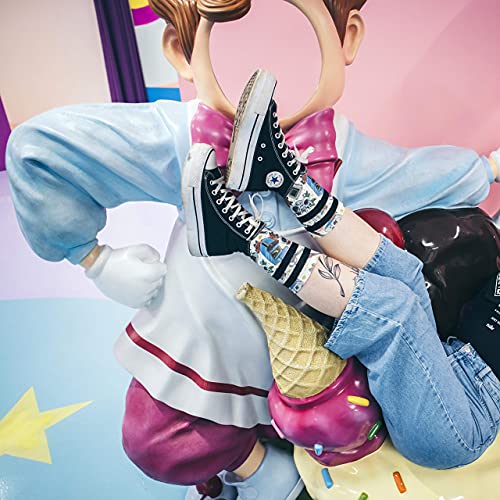 American Socks Game Over - Mid High L/XL