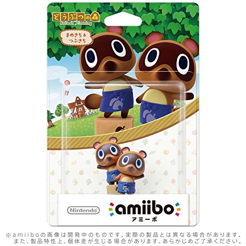 Amiibo Mamekichi & Tsubukichi / Timmy & Tommy - Animal Crossing series Ver. [Wii U][Importación Japonesa]