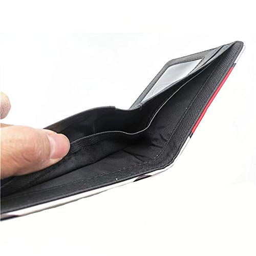 Among Us Cartera de Cuero, Cartera Plegable Delgada, Juego de Dibujos Animados Cartera Corta Fibra Superfina PU Accesorio de Cuero Sintético para Niños y Niñas, Regalos para fanáticos del juego (Q)