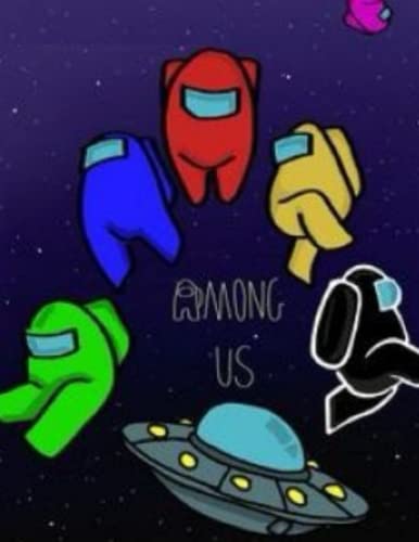 Ámóng Ús Coloring book for kids: 50 new colouring picturs for kids and adults ,all characters ,weapons and other