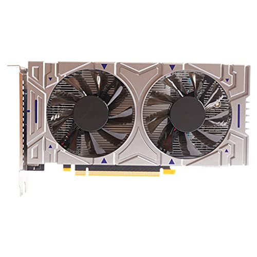 ANEIZANASALI portátil para NVIDIA GTX 550 Ti Pci-e 2.0 Tarjeta gráfica discreta con Doble Ventilador 4GB DDR5 128 bit HDMI-Compatible para Reproductor