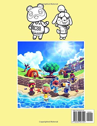 Animal Crossing Coloring Book: Animal Crossing Perfect Gift - An Coloring Book Designed To Relax And Calm with 50+ Coloring Pages
