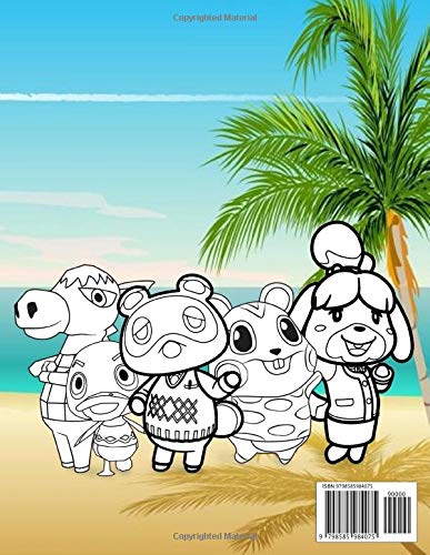 Animal Crossing Coloring Book: Animal Crossing Perfect Gift - An Coloring Book Designed To Relax And Calm with 50+ Coloring Pages
