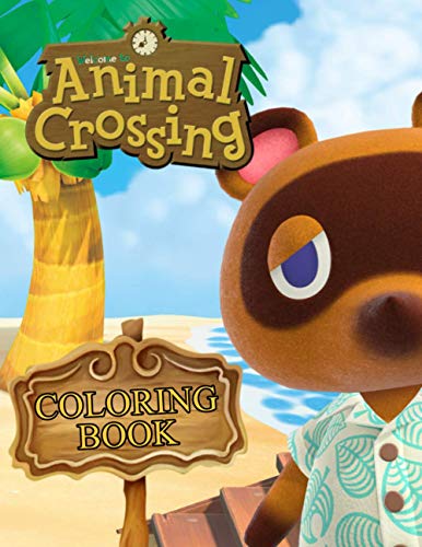 Animal Crossing Coloring Book: Animal Crossing Perfect Gift - An Coloring Book Designed To Relax And Calm with 50+ Coloring Pages