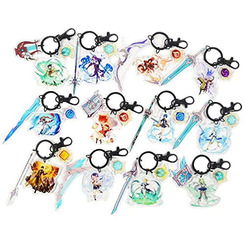 Anime llavero,Genshin Impact Xiao Juego Cosplay Figura Modelo Coleccionable Hogar Coche regalos decorativos Accesorios