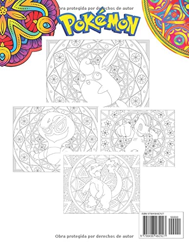 Anime Mandala Libro Para Colorear: Divertidos libros de colorear para niños de 2 a 4 años, de 5 a 7 años, de 8 a 12 años, +100 dibujos antiestrés para niños, actividades creativas para niños