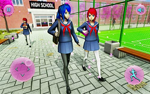Anime School Girl Life Simulator Yandere Games 3D