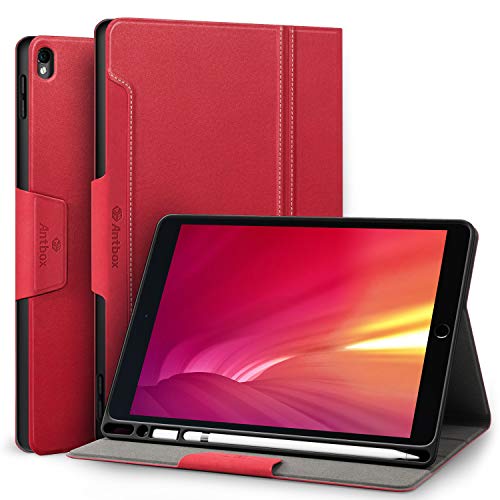 Antbox Funda para iPad Air 10,5 (3ª Generación 2019, Air3) / iPad Pro 10.5 2017 con Soporte para lápiz de Apple Incorporado Reposo automático/función de Despertador PU Funda de Cuero Inteligente