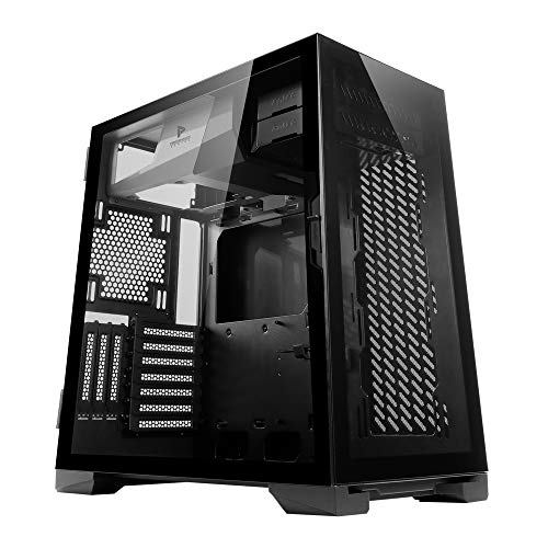 Antec Performance Series P8 Mid-Tower - Carcasa para PC con Jaula para Disco Duro sin Herramientas, Panel Lateral de Vidrio Templado (P120 Crystal)