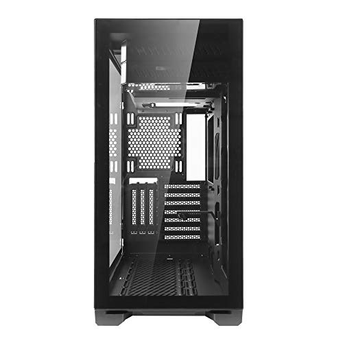 Antec Performance Series P8 Mid-Tower - Carcasa para PC con Jaula para Disco Duro sin Herramientas, Panel Lateral de Vidrio Templado (P120 Crystal)