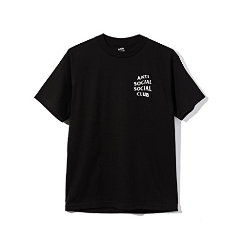 Anti Social Social Club T-Shirt Hombres (Medium, Black)