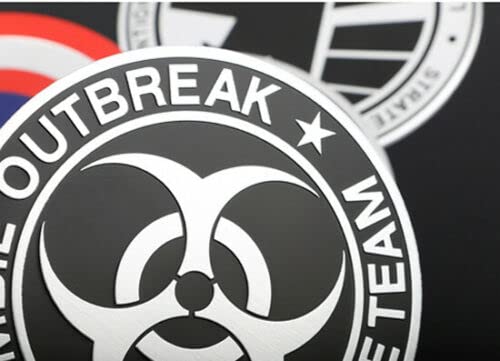 AOWIFT 2 unids Biohazard Resident Evil Umbrella emblema de coche calcomanía de paraguas