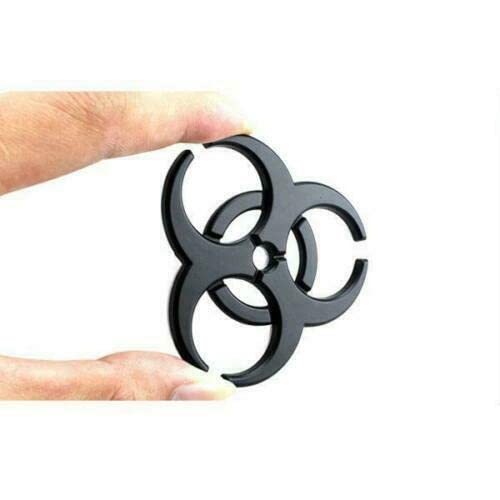 AOWIFT 2 unids Negro Biohazard Resident Evil Umbrella Logo Logo Insignia Calcomanía