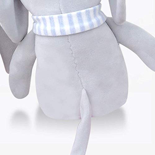 Aoyo Muñeca de la Felpa rellena Juega la Historieta de la Bufanda de la Almohadilla Animal bebé Pacify niños durmiendo Amortiguador Trasero (Color : Blue, Size : 40cm)
