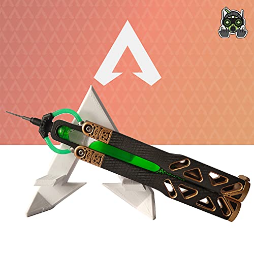 APEX Legends Octane Heirloom, Resina Exquisita Cuchillo Mariposa Cuchillo Juguetes Colección Modelo Acción Figura Juego Colección Regalo Decoratio