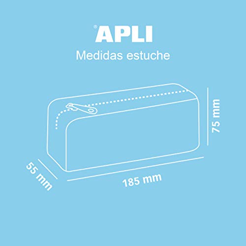 APLI 18420 - Estuche silicona Fluor Collection - Azul
